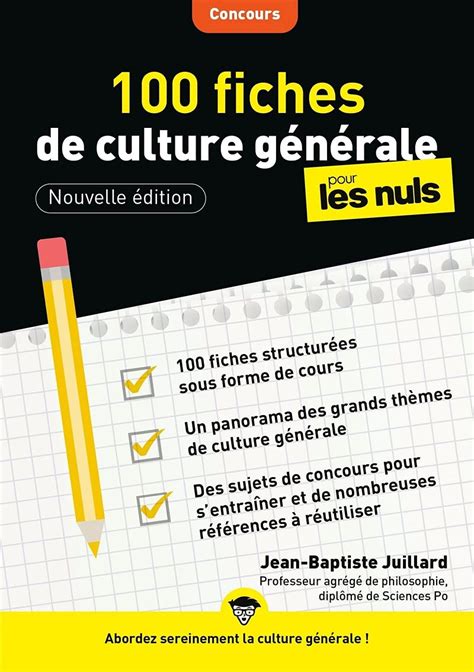 DOWNLOAD PDF 100 fiches de culture générale pour les Nuls