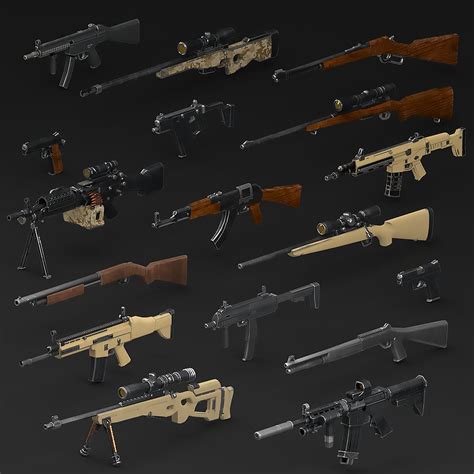 Download Premium Free Weapons 3D Models - muktibox.com
