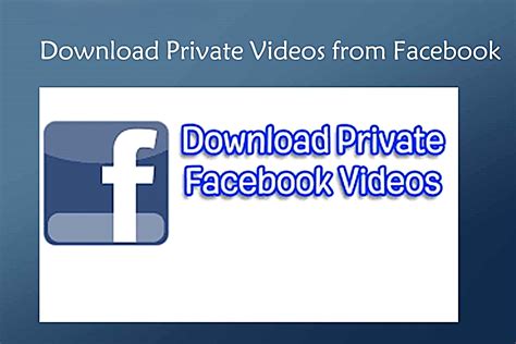 download private facebook video url - elchoricharrua.com