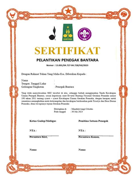 download sertifikat bantara doc - elchoricharrua.com