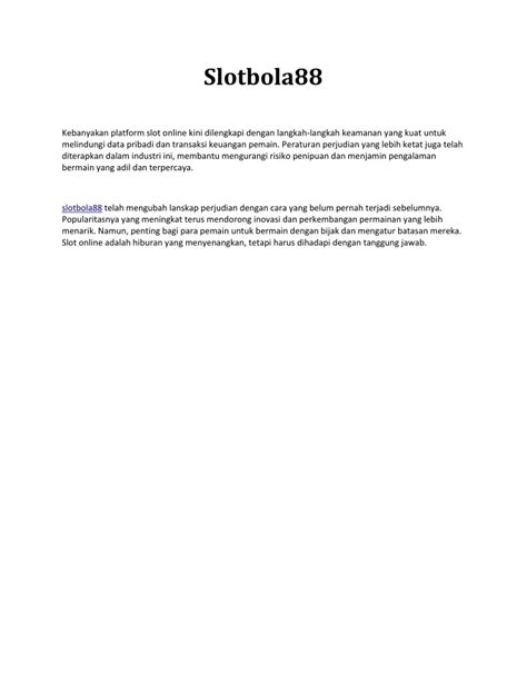 download slotbola88 - elchoricharrua.com