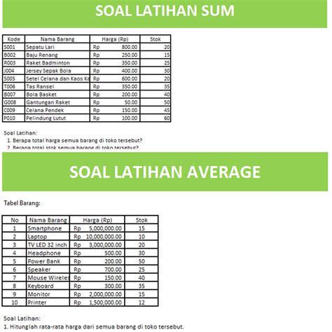 download soal excel - elchoricharrua.com
