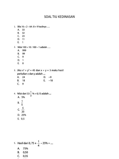 download soal kedinasan pdf - elchoricharrua.com
