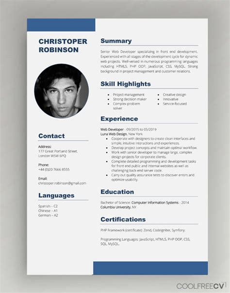 download template cv doc - elchoricharrua.com
