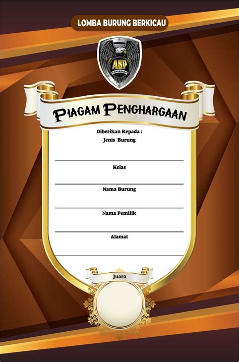 download template piagam lomba burung - elchoricharrua.com