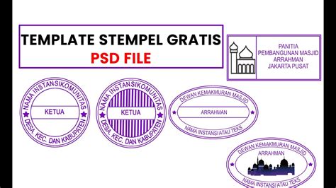download template stempel word - elchoricharrua.com