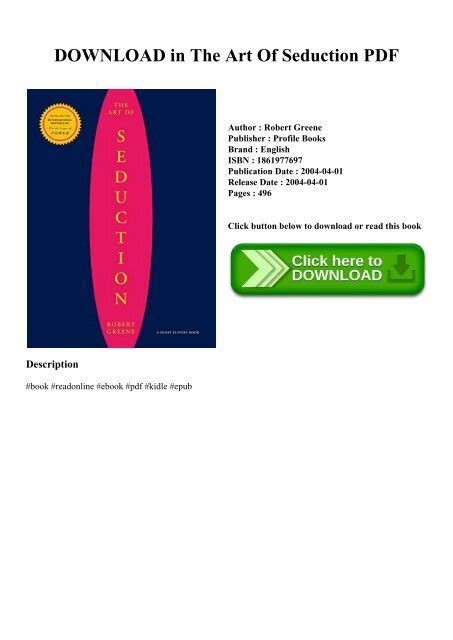 download the art of seduction pdf - elchoricharrua.com