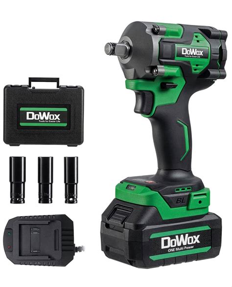 DOWOX Cordless Impact Wrench 1/2 Inch, 450 N.m High …