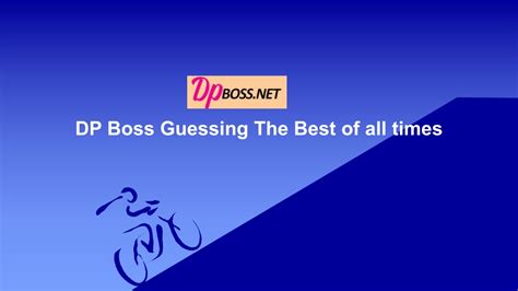 dp boss guessing forum - elchoricharrua.com