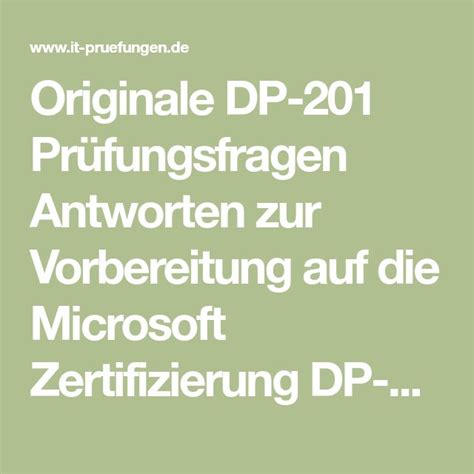 DP-100 Musterprüfungsfragen