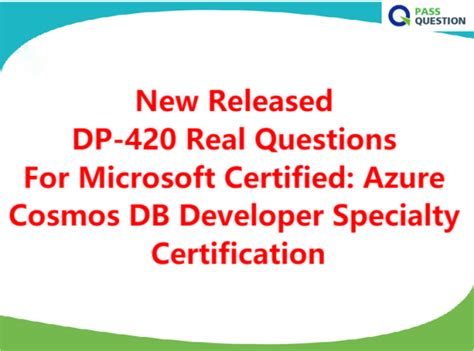 DP-420 Zertifikatsfragen