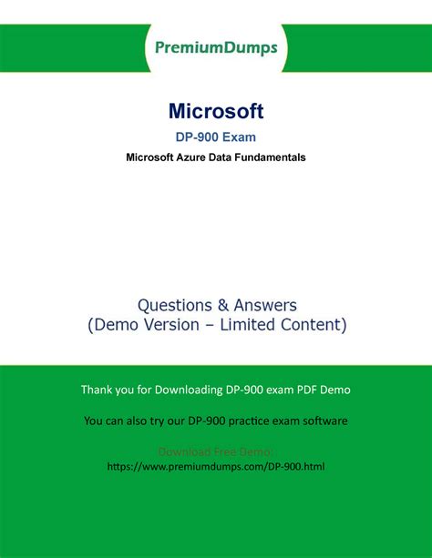 DP-900 PDF Demo