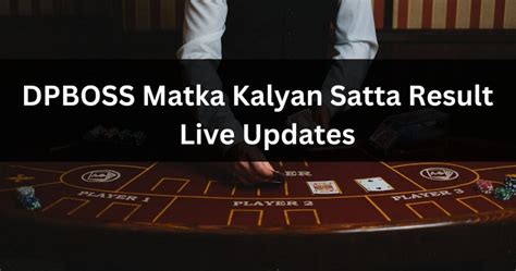 dpboss matka result today kalyan - elchoricharrua.com