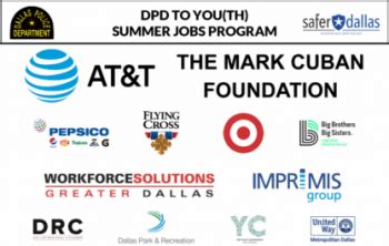 DPD TO YOU(TH) SUMMER JOBS PROGRAM DPD Beat