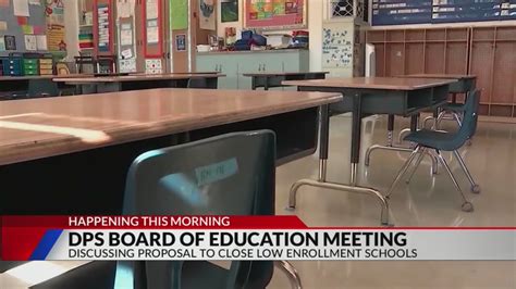 DPS Board of Education to discuss declining enrollment, possible school closures