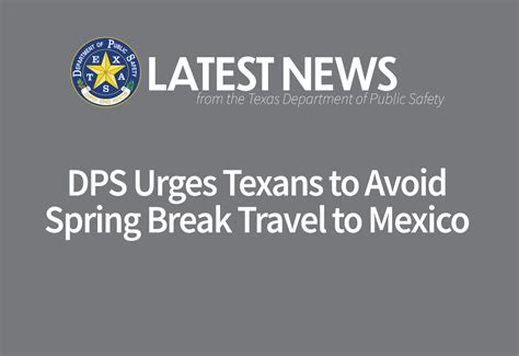 DPS urges Texans not to travel to Mexico amid ongoing violence throughout the country