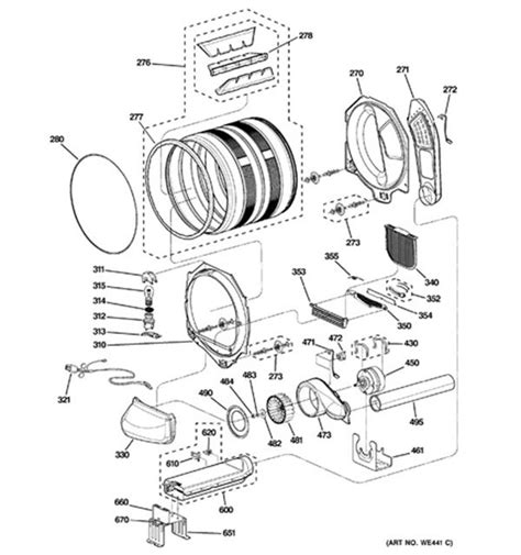 DPXQ473GT5WW General Electric Dryer Parts & Repair Help