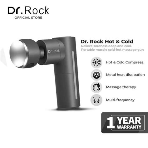 Dr. Rock Hot & Cold Massage Gun | Alat Pijat Portable - raincitystudios.com