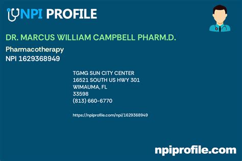 DR. THOMAS G WILLIAMS JR. PHARM.D. NPI 1104928704