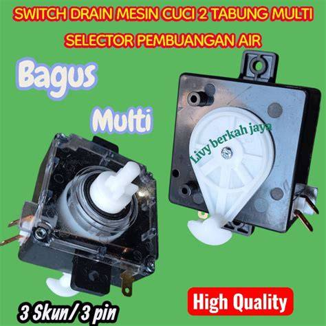Drain Selector/Timer pembuangan air mesin cuci 2 ... - Shopee … - raincitystudios.com