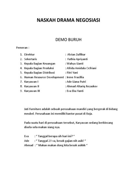 drama negosiasi - elchoricharrua.com