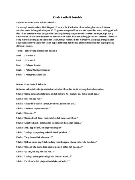 Drama Romantis Kasih di Sekolah - muktibox.com