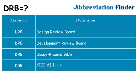 DRB - What does DRB stand for? The Free Dictionary