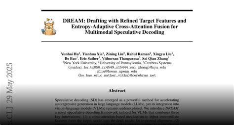 DREAM: Drafting with Refined Target Features and Entropy-Adaptive... - muktibox.com