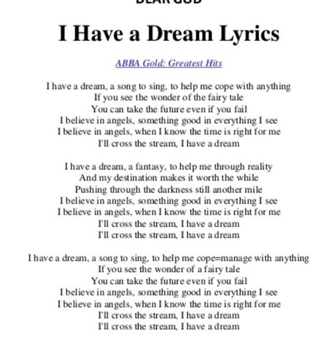 dream of me lirik - elchoricharrua.com