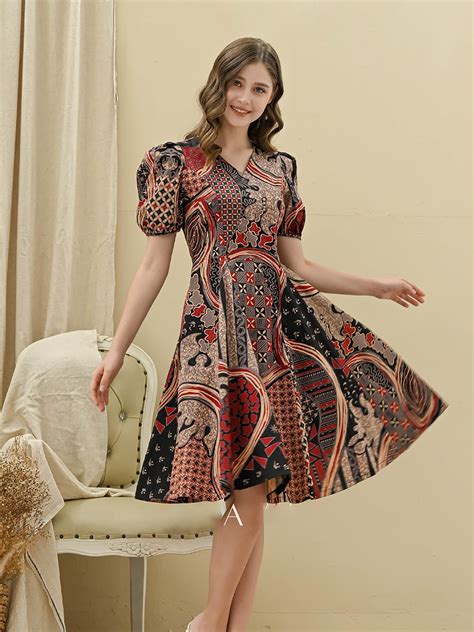 dress batik elegant - elchoricharrua.com
