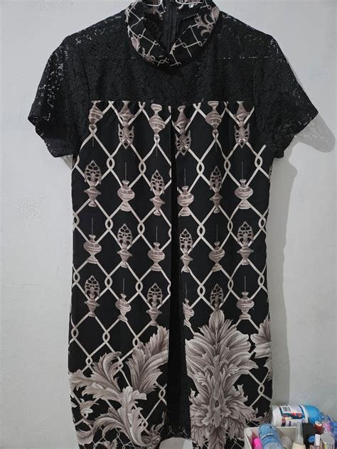 dress batik hitam - elchoricharrua.com