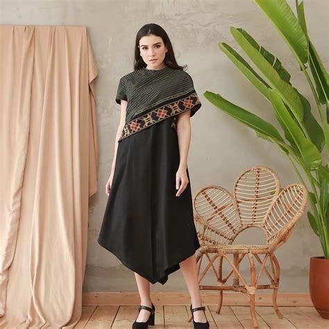 dress batik kombinasi modern - elchoricharrua.com