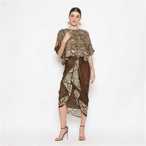 dress batik pesta elegan modern - elchoricharrua.com