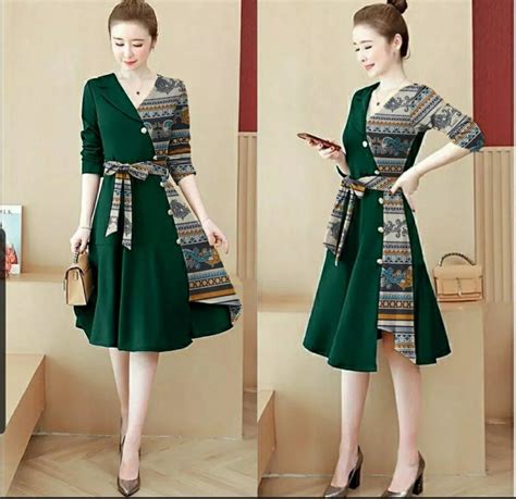 dress batik simple - elchoricharrua.com