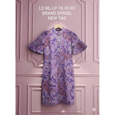 dress batik ungu - elchoricharrua.com