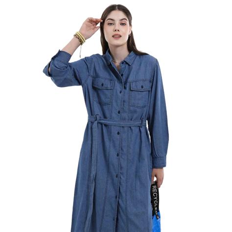 dress denim wanita - elchoricharrua.com