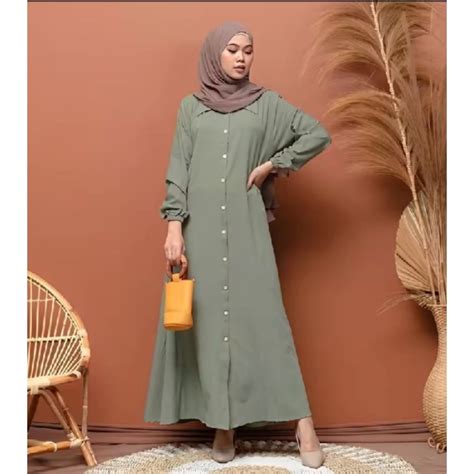 dress kancing depan - elchoricharrua.com