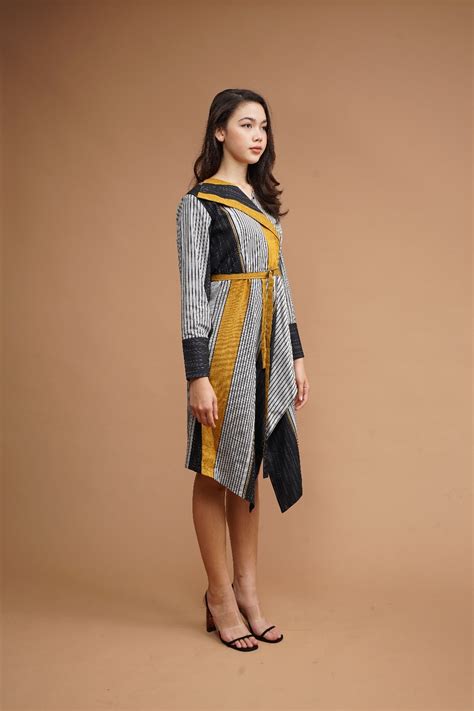 dress lurik modern - elchoricharrua.com