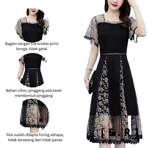 dress pesta korea - elchoricharrua.com