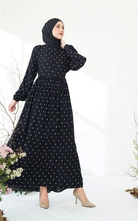 dress polkadot hitam putih - elchoricharrua.com