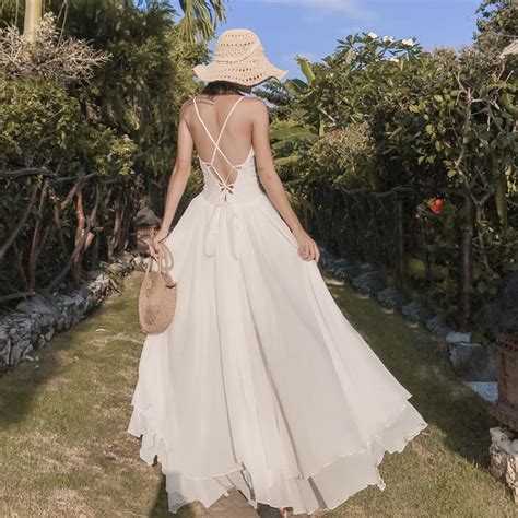 dress putih pantai - elchoricharrua.com