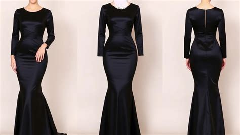 dress satin hitam - elchoricharrua.com