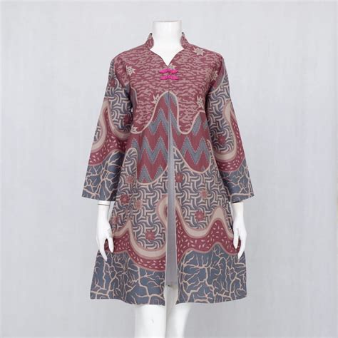 dress tunik batik modern - elchoricharrua.com