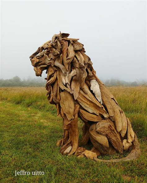 Driftwood Animal Sculpture - Etsy - muktibox.com