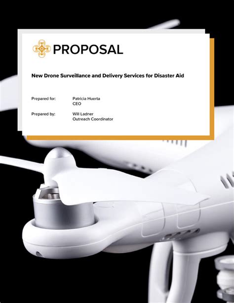 DRONE PROPOSAL TEMPLATE