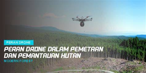 Drone untuk Pemetaan Jalur Patroli Hutan - raincitystudios.com