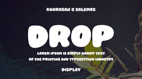 drop font free download - elchoricharrua.com