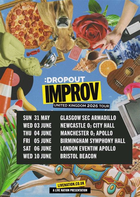 Dropout Improv Tour 2026 - muktibox.com