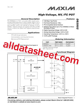 DS3502U+ - Maxim Integrated OMO Electronic