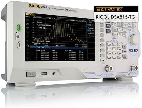 DSA815 RIGOL Spectrum Analyzer + Tracking Generator 9 kHz 2 1.5 GHz 135dBm EMI